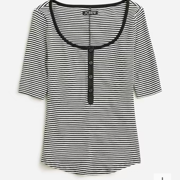 J.Crew Rib Henley - Picture 2 of 5